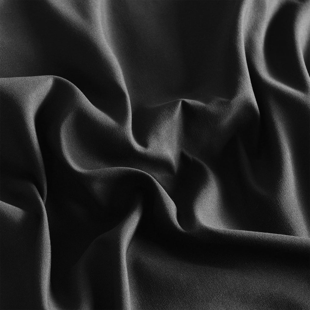 Luxurious Quilted 8 PCS Modern Comforter Set with Sheets All Season Bed in a Bag, Black, Queen Size - Cloud-Like Soft Lightweight Bed Comforter Detail