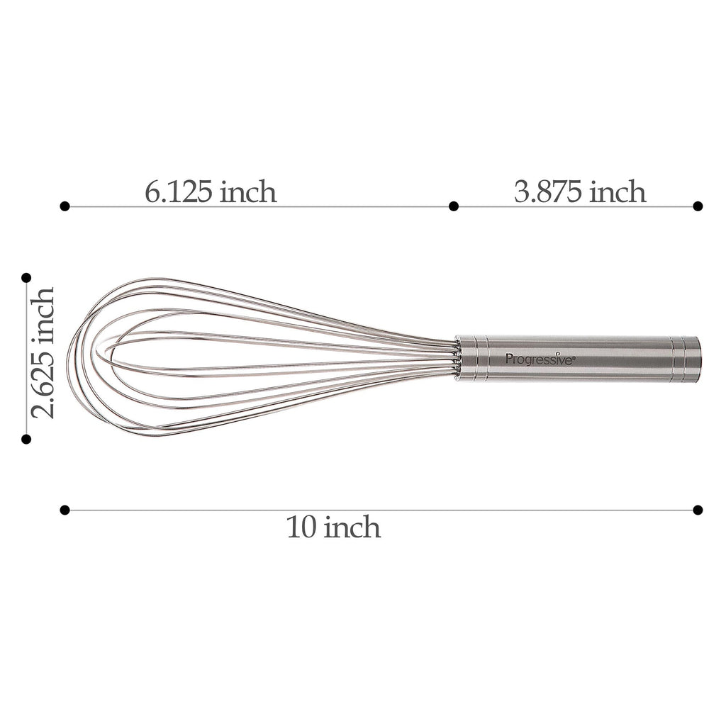 Innovative 10" Stainless Steel Balloon Whisk - Premium Stainless Steel Garlic Presser & Peeler Detail
