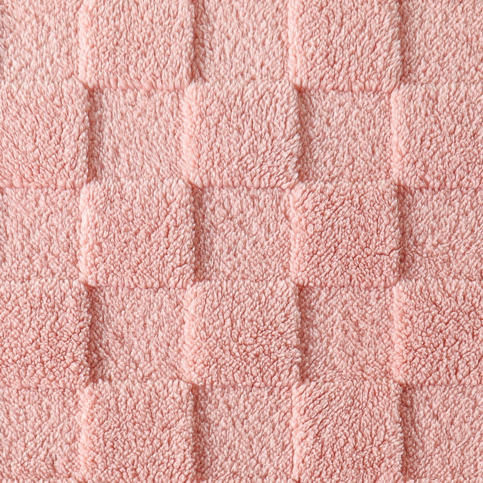 Lightweight Warm Fleece Throw Blanket for Couch, Super Soft Warm Lightweight Checkered Pattern Blanket for All Seasons, Pink, 50"x60" - Cozy Fleece Throw Blanket for Couch & Bed Detail