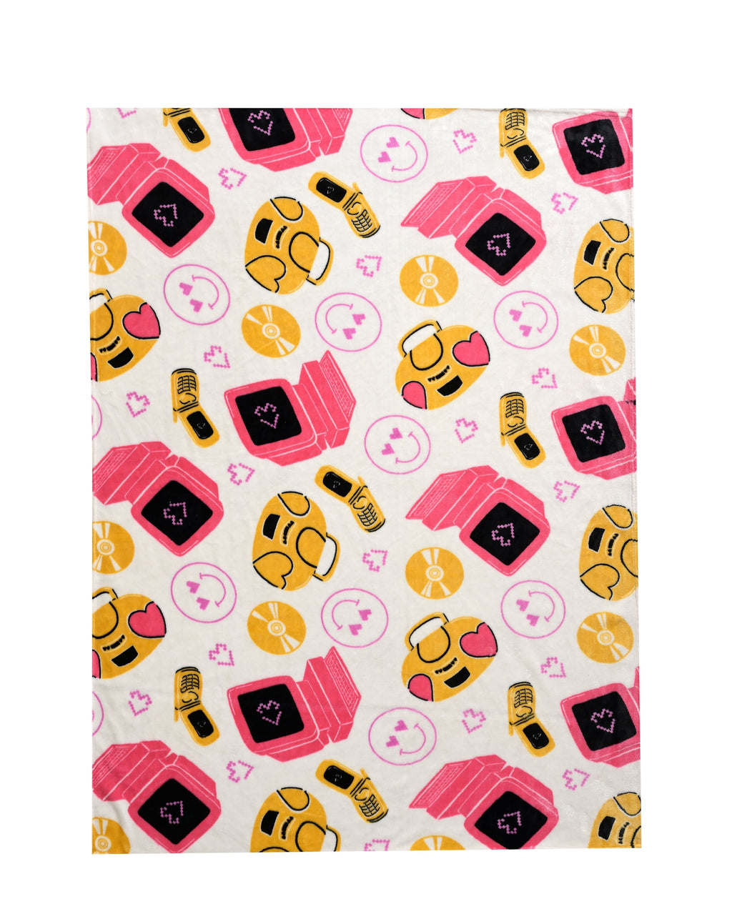 Reversible Sherpa WTC Hanging Plush Throw - Cozy Fleece Throw Blanket for Couch & Bed Detail