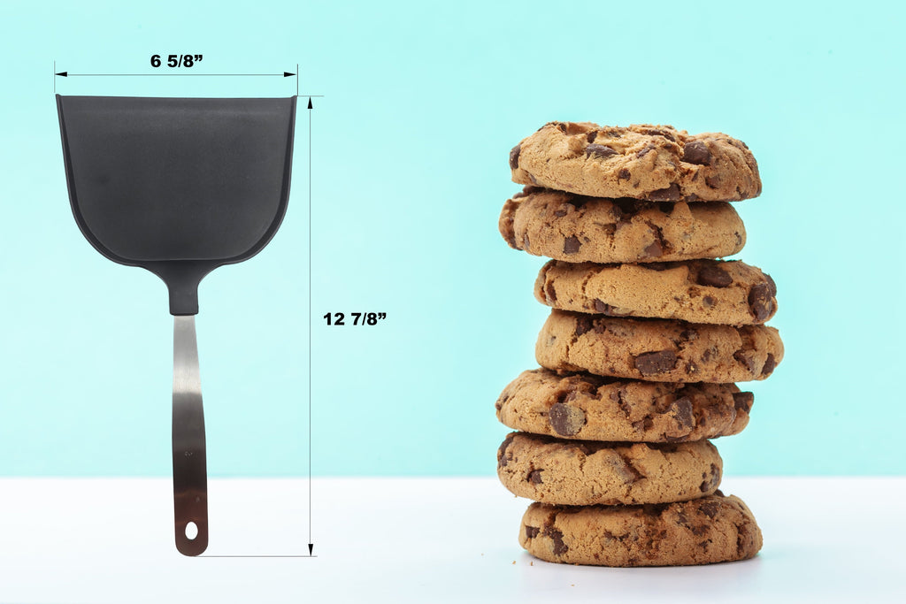 Heavy Duty Jumbo Baking 12.8 in Stainless Steel Nylon Kitchen Spatula - Heavy Duty Stainless Steel Kitchen Shears Detail