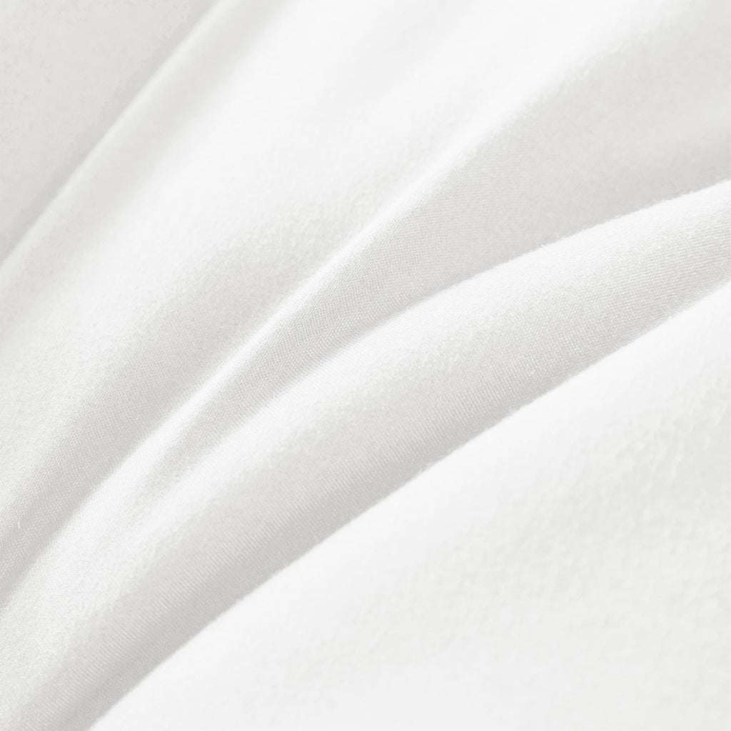 All-Season Queen Comforter Set White, 3-Piece Solid Comforter Duvet Insert with Corner Tabs, Lightweight Bedding Down Alternativ... - Hypoallergenic Ultra-Fluffy Quilt for Winter Detail
