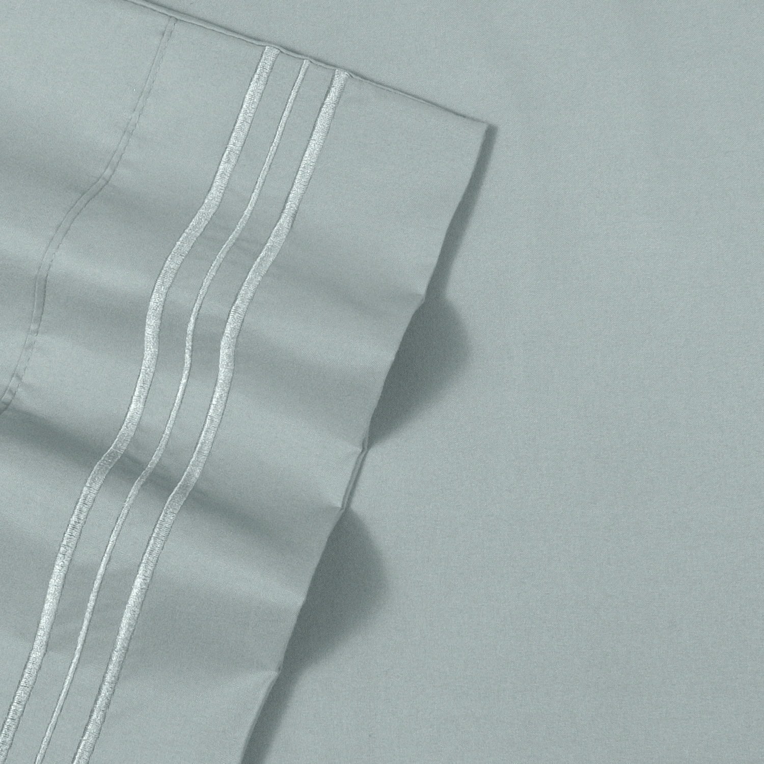 Cooling Sateen 1800 Series Classic 4-Piece 1800 Thread Count 100 GSM Bed Sheet, Queen - Cooling Hotel Quality Bedding Sheets and Pillowcases Detail
