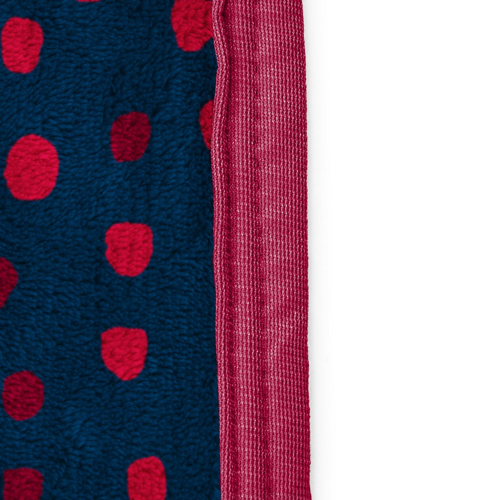 Cozy Fleece Strawberry Shortcake Berry Meadows 46" x 60" Coral Fleece Throw Blanket, Kids, Polyester, Navy - Cozy Fleece Throw Blanket for Couch & Bed Detail