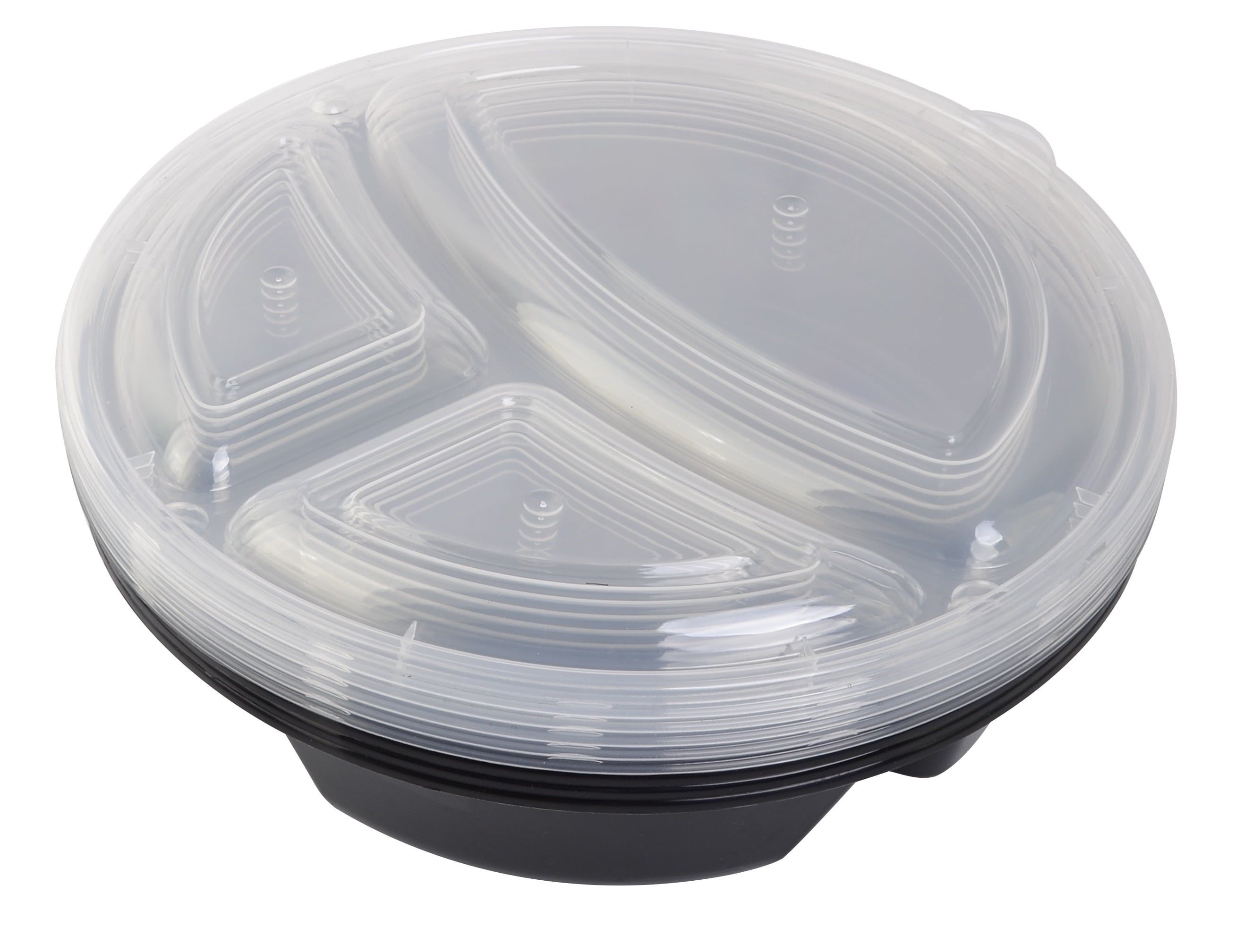 Whimsical Doughnut 5-Pack Round Meal Prep Containers with 3 Compartments and Lids, 1L, BPA-Free, Microwave & Dishwasher Safe, Made for F... - Fun Food Fidget Cookie Squishable Toy Detail