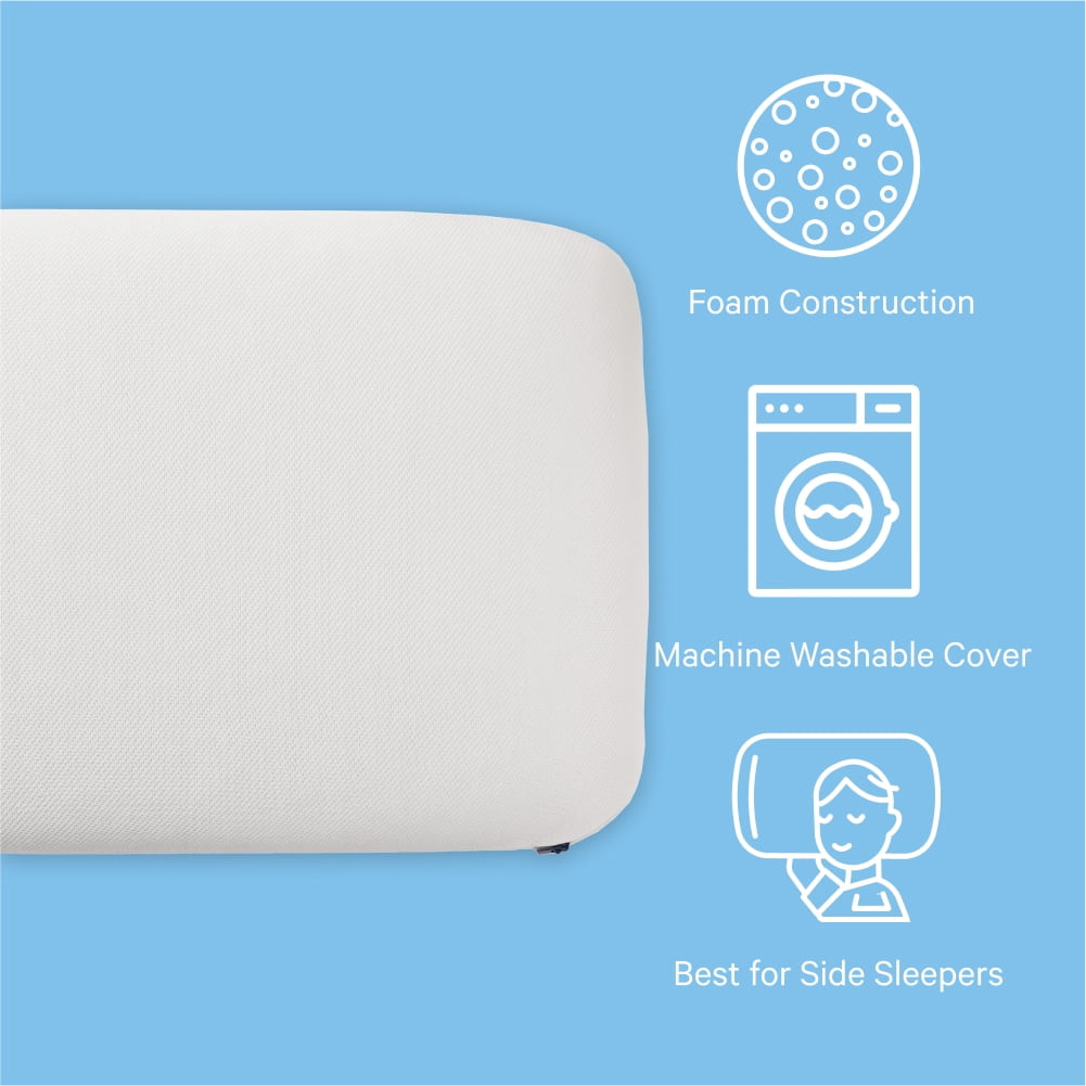 Decorative Plump Essential Cooling Foam Pillow, Standard - Decorative Throw Pillow Cushion for Sofa & Bed Detail