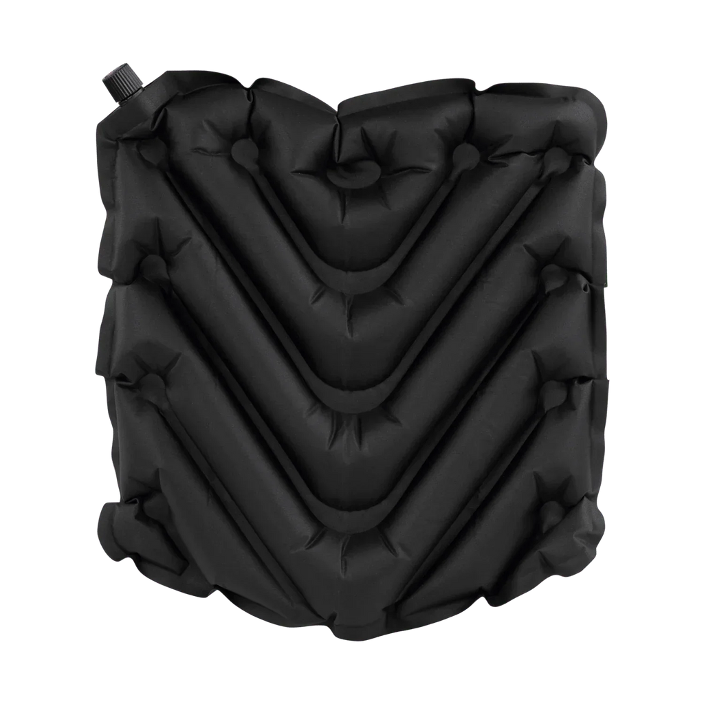 Bleacher-Friendly College V Seat Inflatable Stadium Cushion - Iowa Hawkeyes - Choice 157 - Grandstand Cushion Seat with Secure Under-Bench Hooks Detail