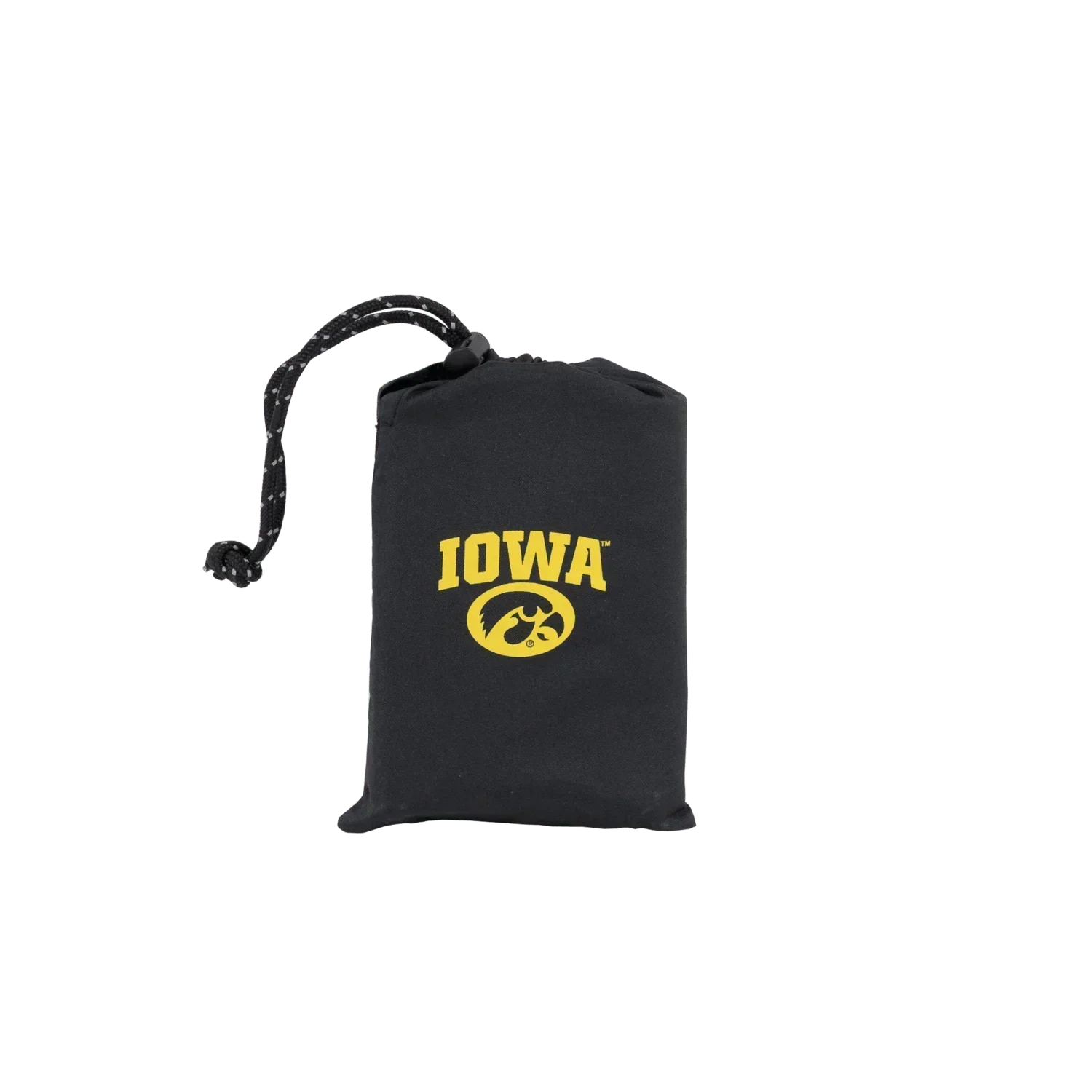 Bleacher-Friendly College V Seat Inflatable Stadium Cushion - Iowa Hawkeyes - Choice 157 - Grandstand Cushion Seat with Secure Under-Bench Hooks Detail