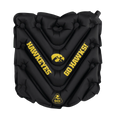 Bleacher-Friendly College V Seat Inflatable Stadium Cushion - Iowa Hawkeyes - Choice 157 - Grandstand Cushion Seat with Secure Under-Bench Hooks - Default Title