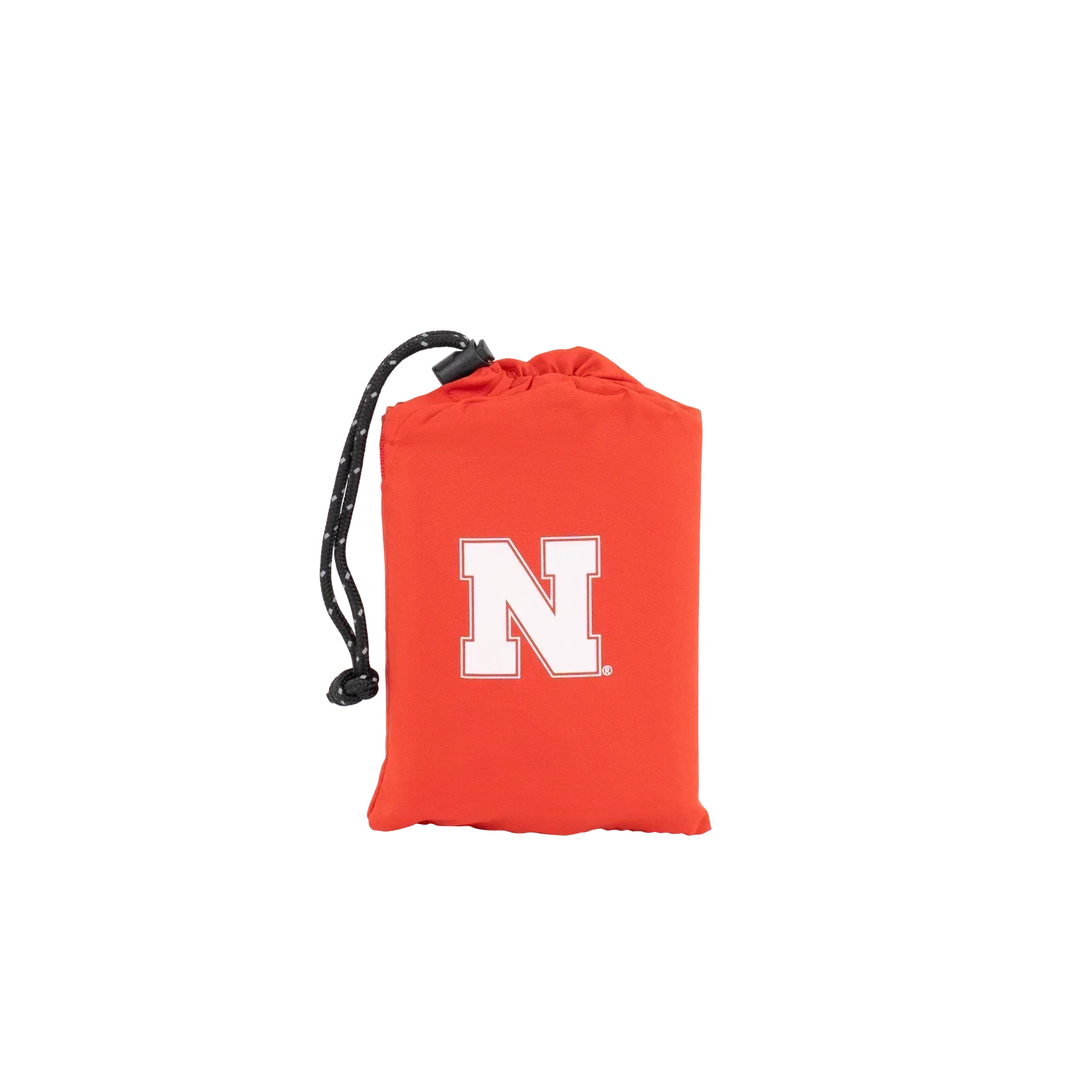 Bleacher-Friendly College V Seat Inflatable Stadium Cushion - Nebraska Cornhuskers - Choice 277 - Grandstand Cushion Seat with Secure Under-Bench Hooks Detail