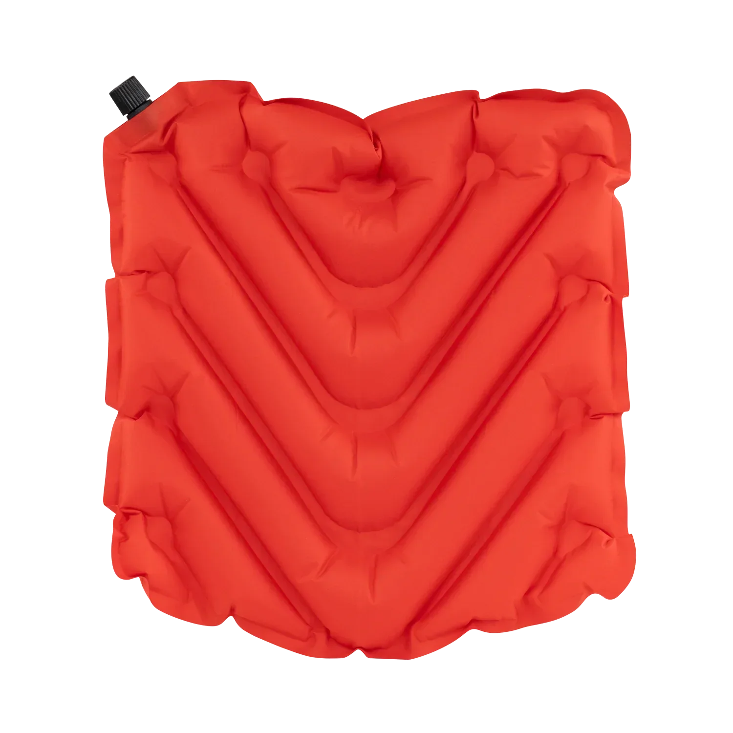 Bleacher-Friendly College V Seat Inflatable Stadium Cushion - Nebraska Cornhuskers - Choice 277 - Grandstand Cushion Seat with Secure Under-Bench Hooks Detail