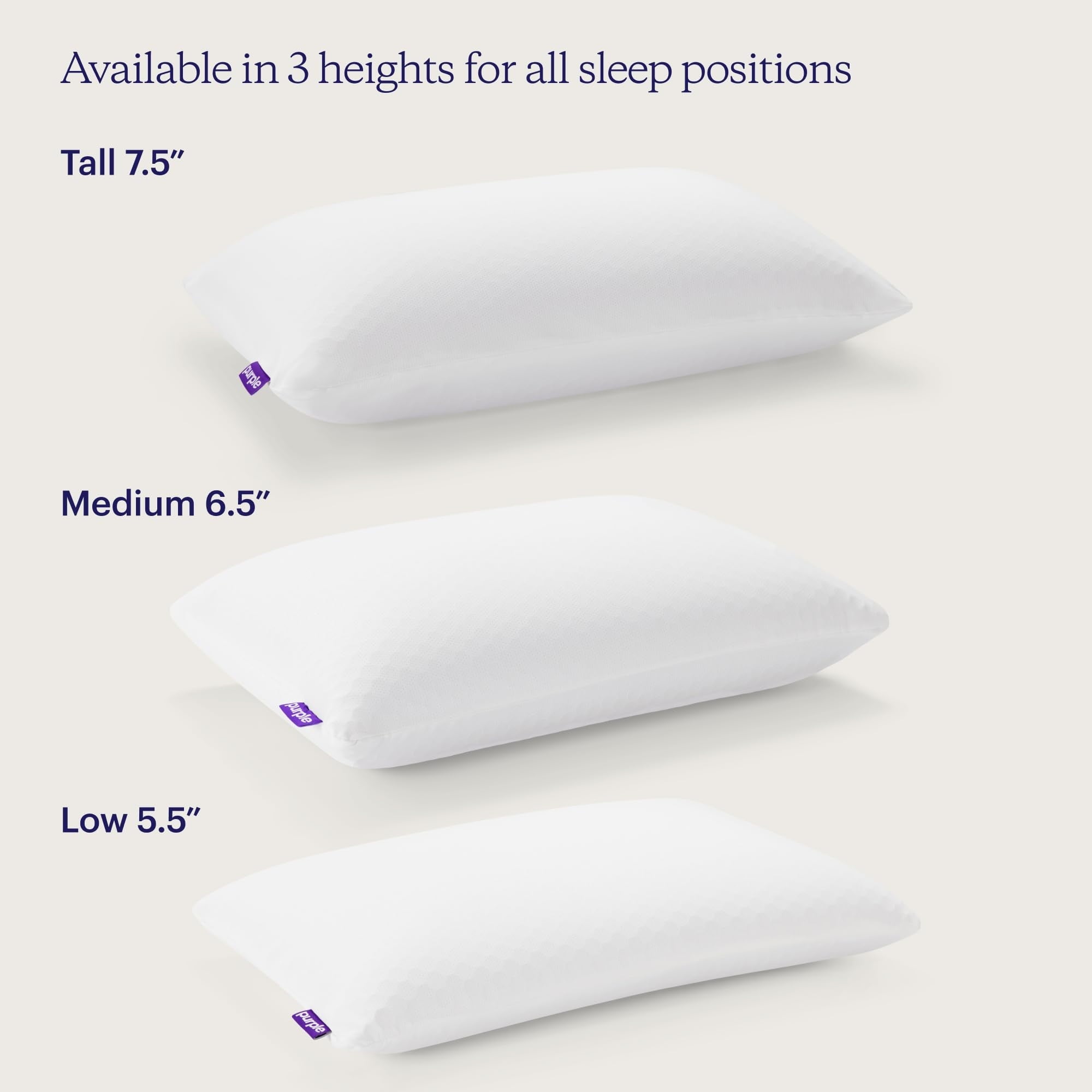 Orthopedic Support Harmony Pillow Standard, Tall - 360º Grid Hex Technology, Hypoallergenic - Ergonomic Memory Foam Pillow for Neck Pain Support Detail