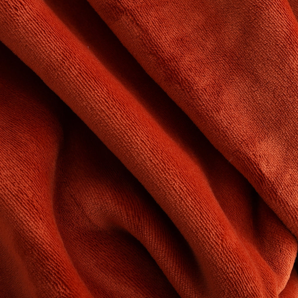 Reversible Sherpa Reversible Printed Velvet Plush and Hampshire Faux Shearling Soft Throw Blanket, Standard Size, Auburn Sun - Cozy Fleece Throw Blanket for Couch & Bed Detail