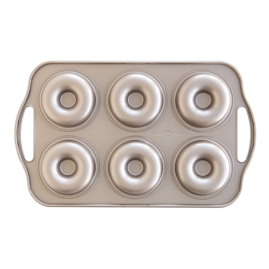 Innovative 6 Cavity Nonstick Steel Donut Pan - Innovative Kitchen Helper for Modern Cooking Detail