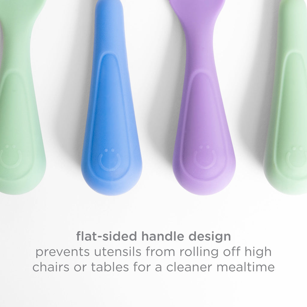 High-Precision Silicone Toddler Training Spoons, Baby, Silicone Flatware Sets, 3 Pack - Multi-Purpose Hand Tool for Daily Meal Prep Detail