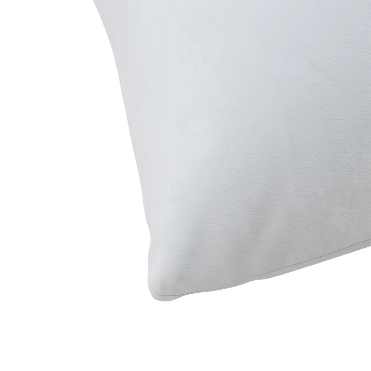 Fluffy Shredded Huggable Support Bed Pillow, Standard- Soft Velvety Cover, Squishable Comfort (2 Count) - Decorative Throw Pillow Cushion for Sofa & Bed Detail