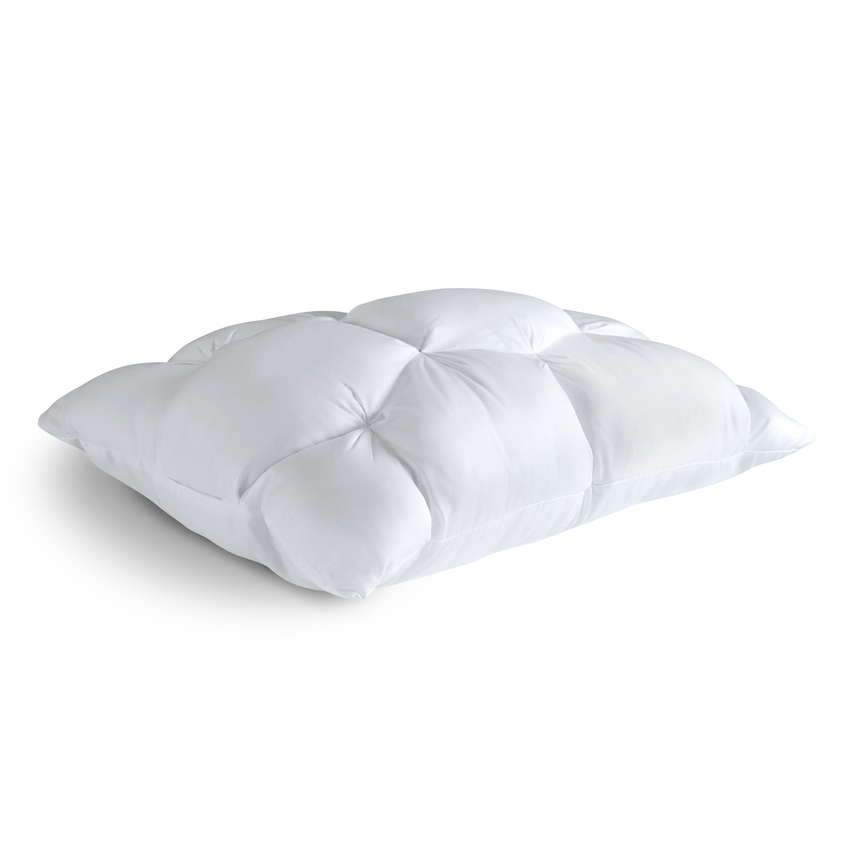 Decorative Plump Down Alternative Cloud Luxe Bed Pillows, Standard/Queen - Adaptive Huggable Core (2 Pack) - Orthopedic Shredded Foam Bed Pillow Set Detail