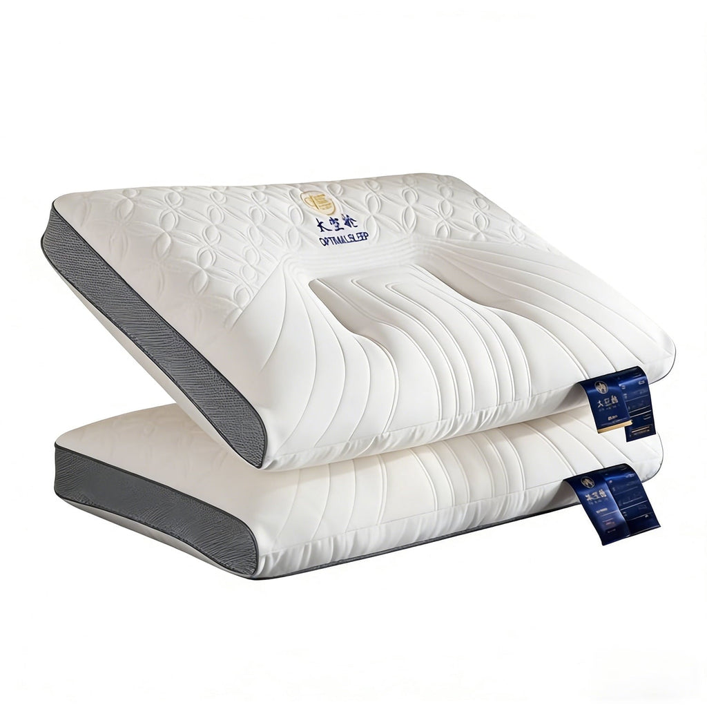 Orthopedic Support 2-Pack Space Capsule Bed Pillow (29.13" x 18.9") - Plush and Supportive - Decorative Throw Pillow Cushion for Sofa & Bed - Default Title