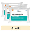 Decorative Plump (2 pack) Back & Side Sleeper Bed Pillow, Standard/Queen - Extra Firm Support (4 Pack) - Decorative Throw Pillow Cushion for Sofa & Bed - Default Title