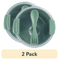 Deliciously Squishy (2 pack) Food Storage Bento Container, Round, Green, 47oz Capacity, A Practical Choice for School Lunches a... - Squishy Dohnut Sweet Treat Shaped Stress Toy - Default Title