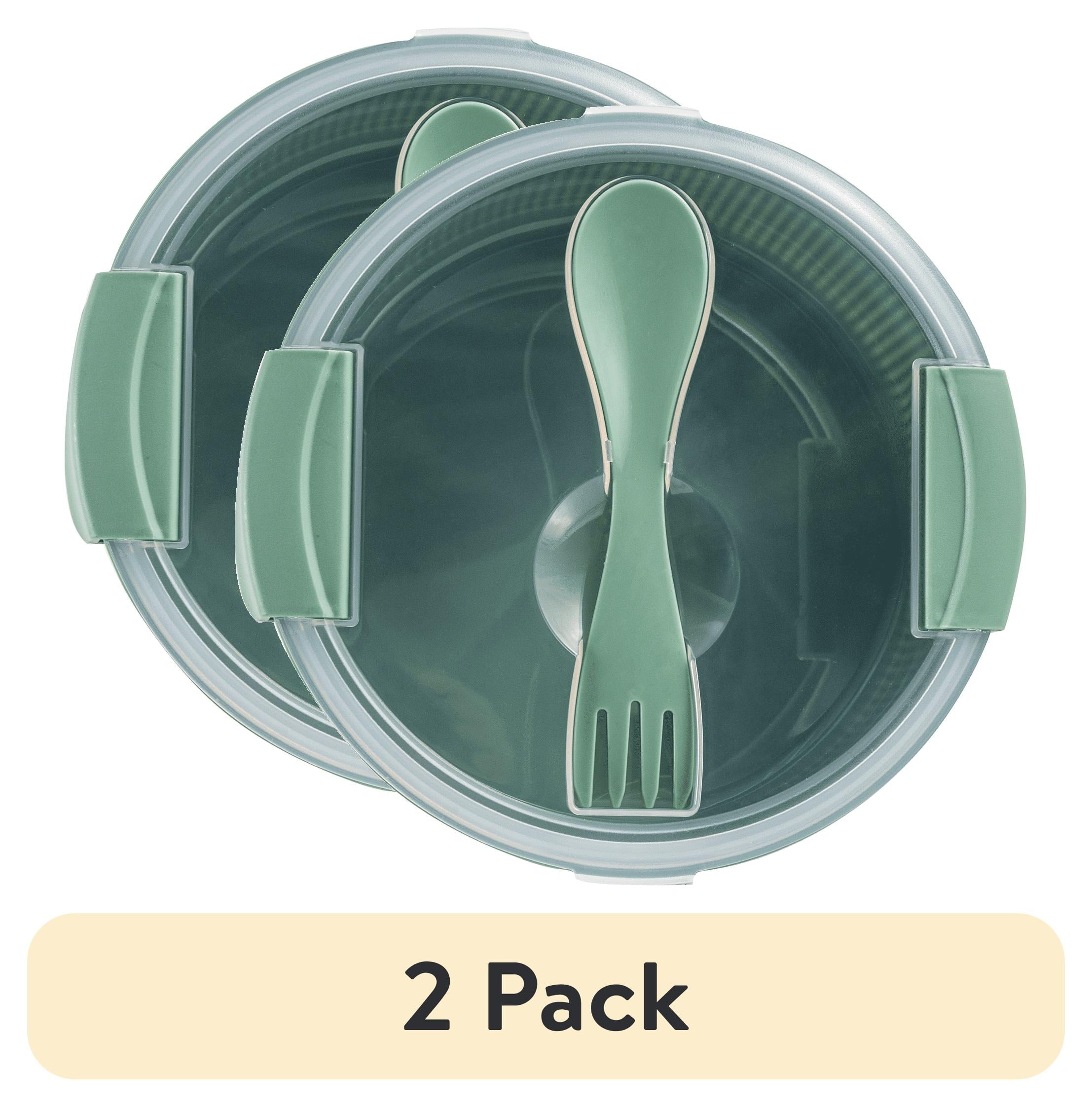 Deliciously Squishy (2 pack) Food Storage Bento Container, Round, Green, 47oz Capacity, A Practical Choice for School Lunches a... - Squishy Dohnut Sweet Treat Shaped Stress Toy - Default Title