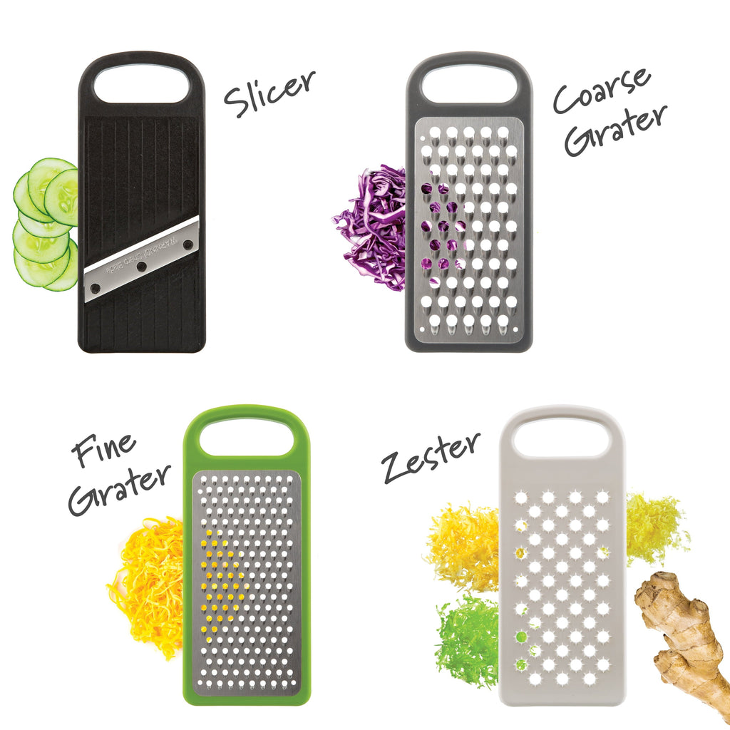 Innovative Compact Grate & Slice Set - Innovative Kitchen Helper for Modern Cooking Detail