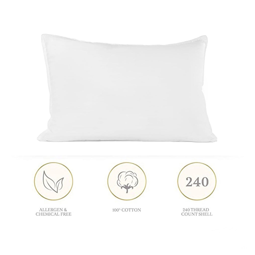 Ergonomic Memory Foam Pillows Standard Size Set of 2, Bed Pillows for Sleeping, Standard Pillows 2 Pack for Back, Stomach or Side Sleepers,... - Hotel Quality Plush Sleeping Pillows Detail