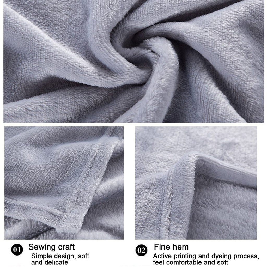 Lightweight Warm Under $5 Flannel Blanket 27.56X39.37 Inches Blanket Soft Cozy Throw Blanket for Couch, Bed, Household Blanket for All... - Lightweight Plush Warm Blanket for All Seasons Detail