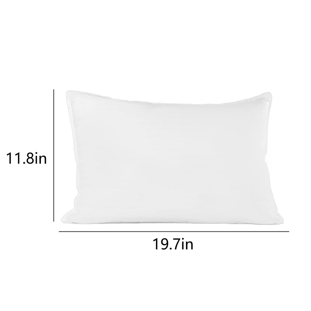 Ergonomic Memory Foam Pillows Standard Size Set of 2, Bed Pillows for Sleeping, Standard Pillows 2 Pack for Back, Stomach or Side Sleepers,... - Hotel Quality Plush Sleeping Pillows Detail