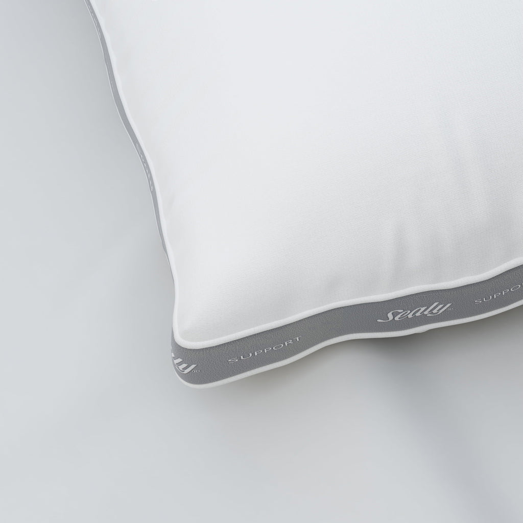 Ergonomic Memory Foam Extra Firm Support Foam Core Pillow 2pk, King - Orthopedic Shredded Foam Bed Pillow Set Detail