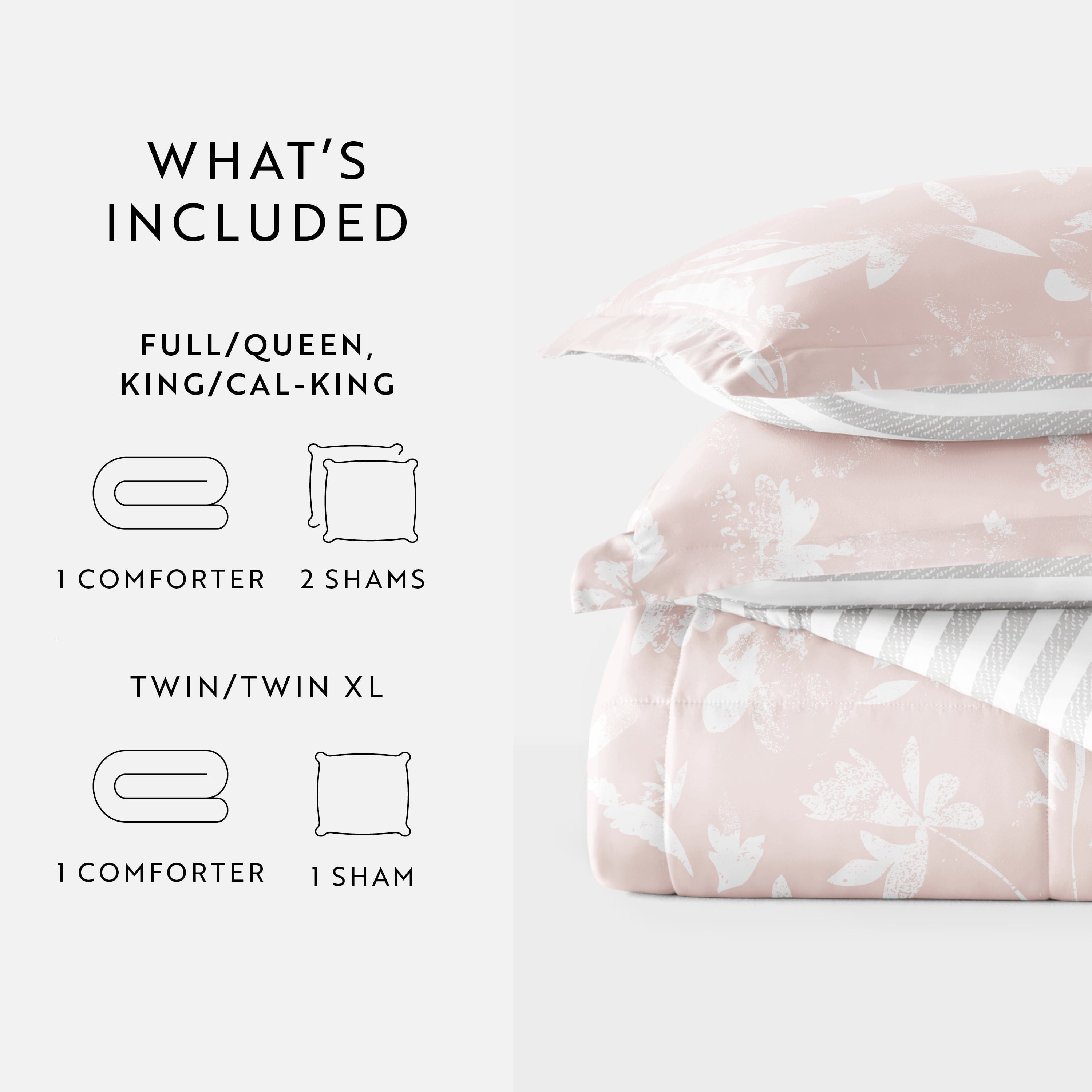 Hypoallergenic Cloud All Season Ultra Soft Comforter Set Lightweight Bedding in Pressed Flowers for Full/Queen Size - Hypoallergenic Ultra-Fluffy Quilt for Winter Detail