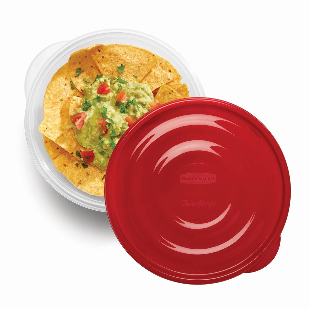 Fun Food Fidget 6.2-cup Round Food Storage Containers, Ruby Red, 3 pack - Deliciously Soft Cupcake Sensory Glob Detail