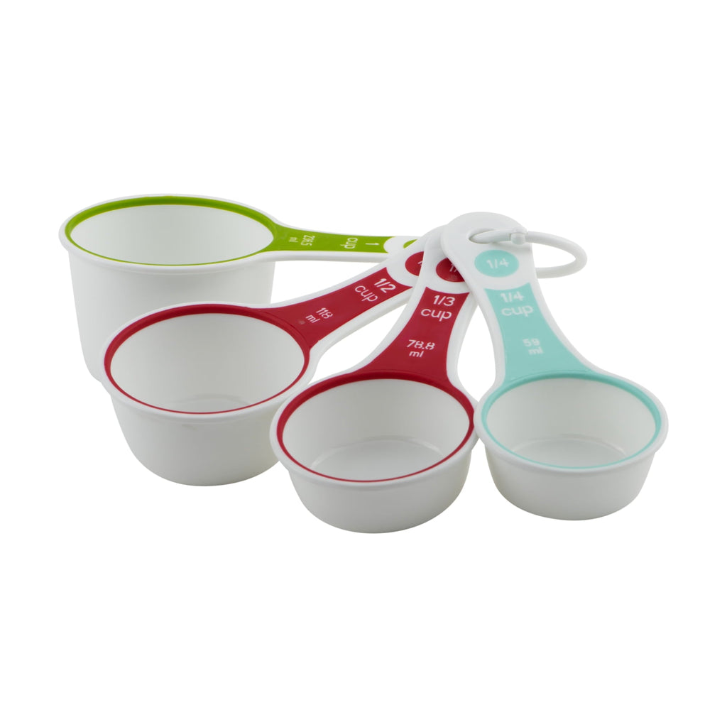 Time-Saving (3 pack) 4-Piece Measuring Cups Set, Multicolor - Kitchen Gadget Tool for Quick Food Prep Detail