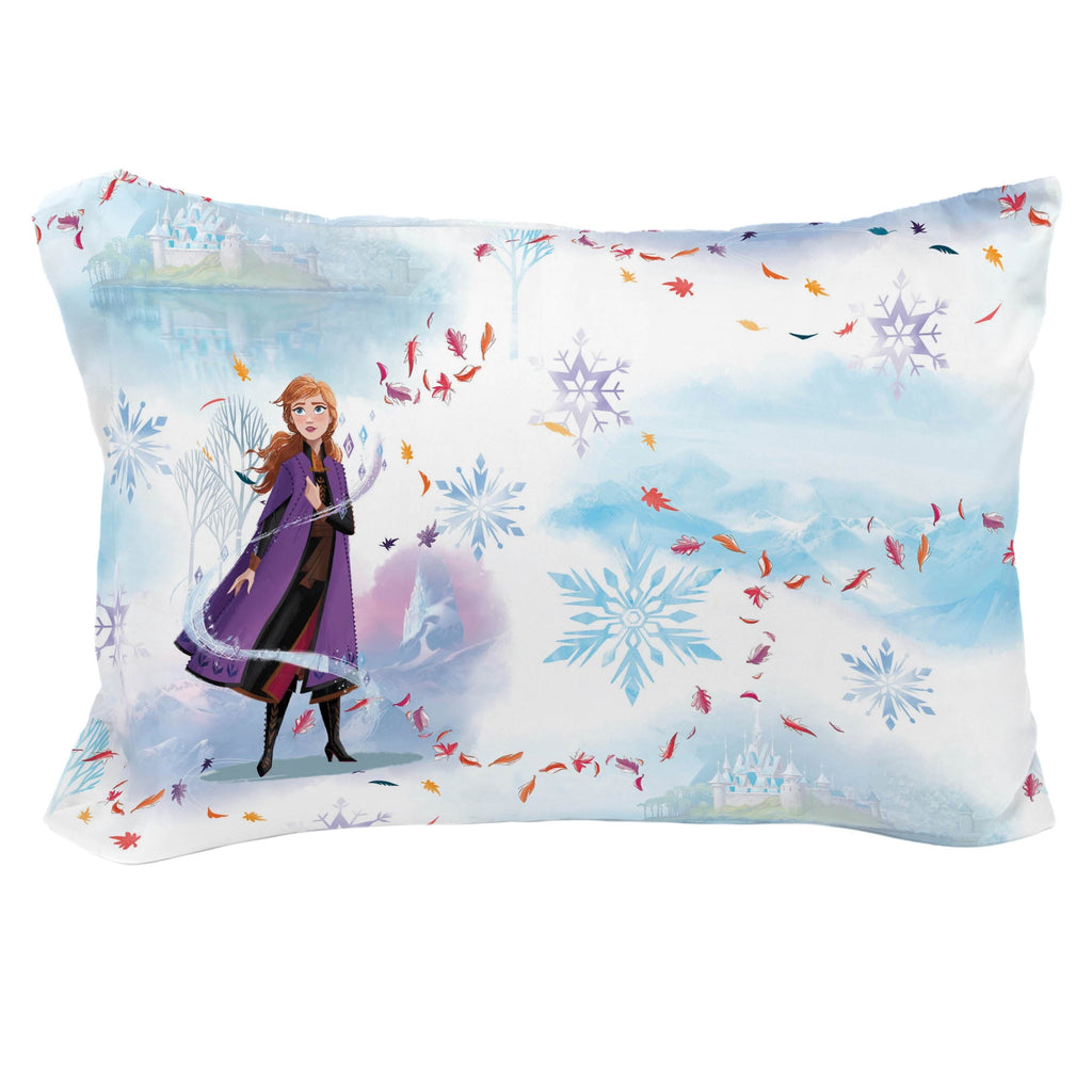 All-Season Frozen Winter Frost Adventures 2-Piece Twin/Full Reversible Comforter Set, Polyester Microfiber, Blue & Purple - Hypoallergenic Ultra-Fluffy Quilt for Winter Detail