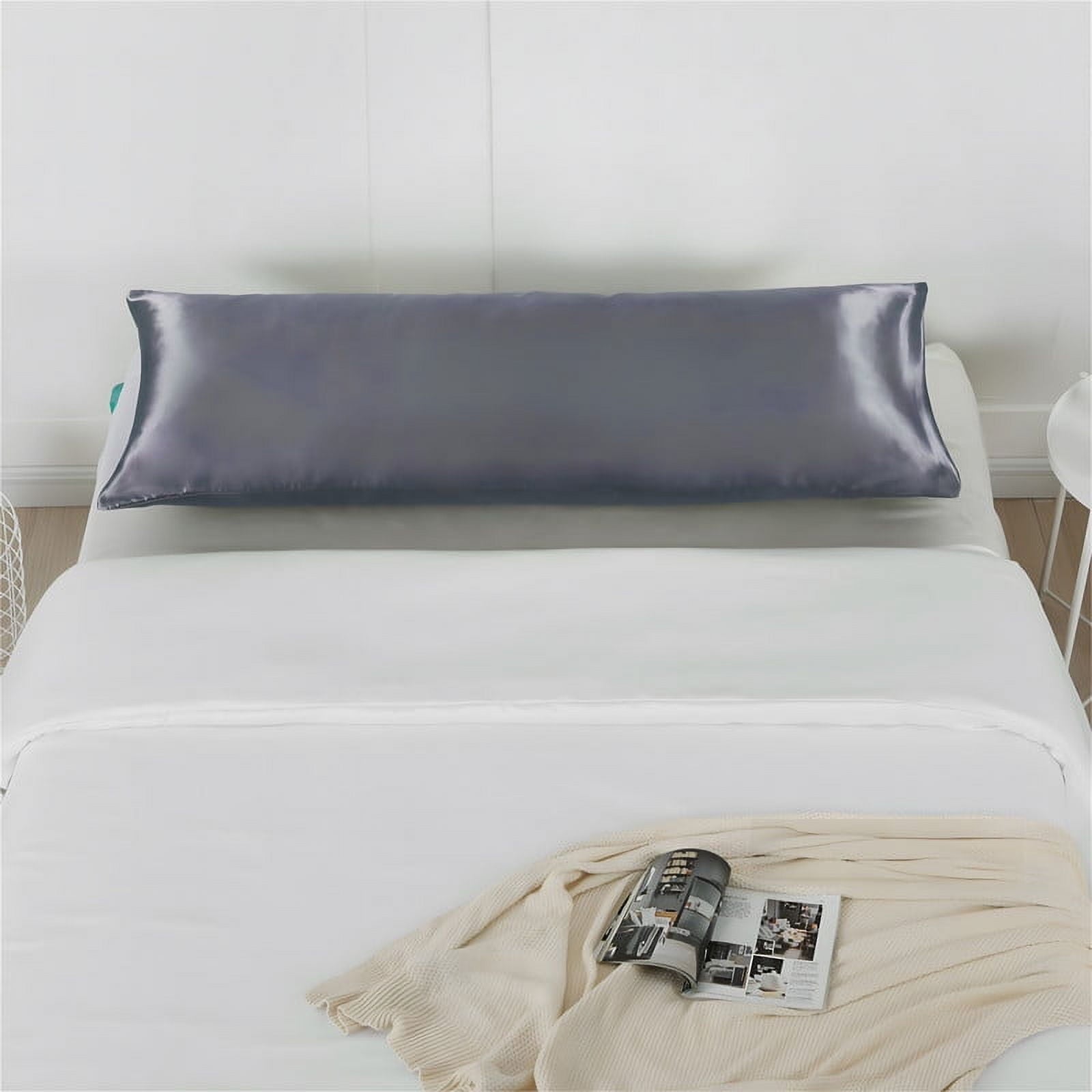 Premium Egyptian Cotton Luxury 5-Piece Satin Sheets Twin Silk Sheets Bed Sheet Set Ultra-Silky & Skin-Friendly Deep Pocket Bed Flat Fitted Sheet - Premium Ultra-Soft Pillowcase Pair for Sleeping Detail