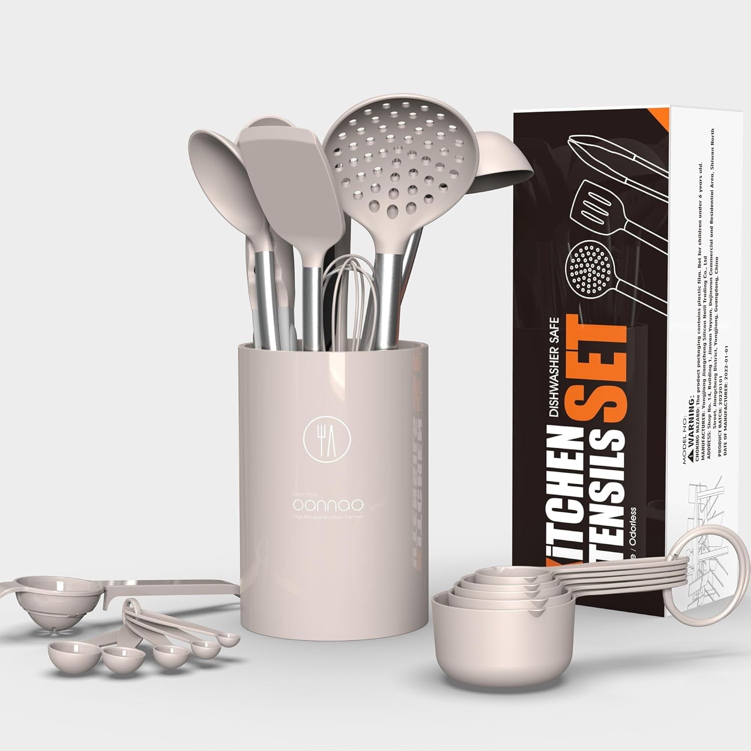 Heavy Duty Large Silicone Cooking Utensils Set - Heat Resistant Kitchen Utensils,Turner Tongs,Spatula,Spoon,Brush,Whisk,Stainles... - Heavy Duty Stainless Steel Kitchen Shears Detail