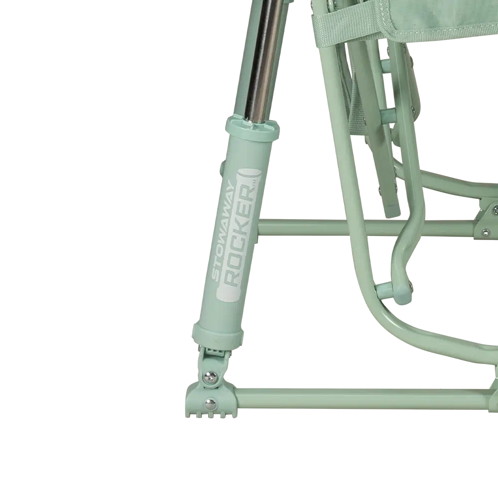 Luxury Camp Stowaway Rocker - Choice 794 - Heavy-Duty Kickback Rocker with Beverage Holder Detail