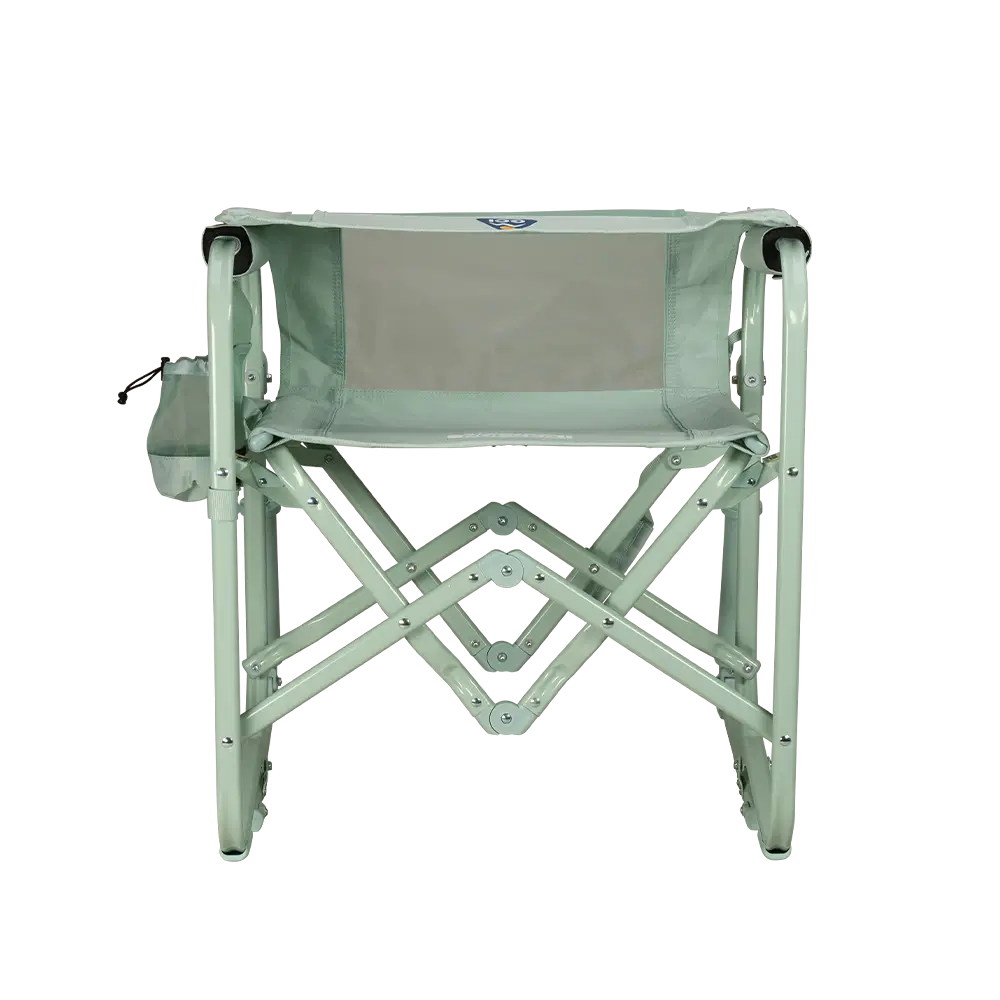 Luxury Camp Stowaway Rocker - Choice 794 - Heavy-Duty Kickback Rocker with Beverage Holder Detail