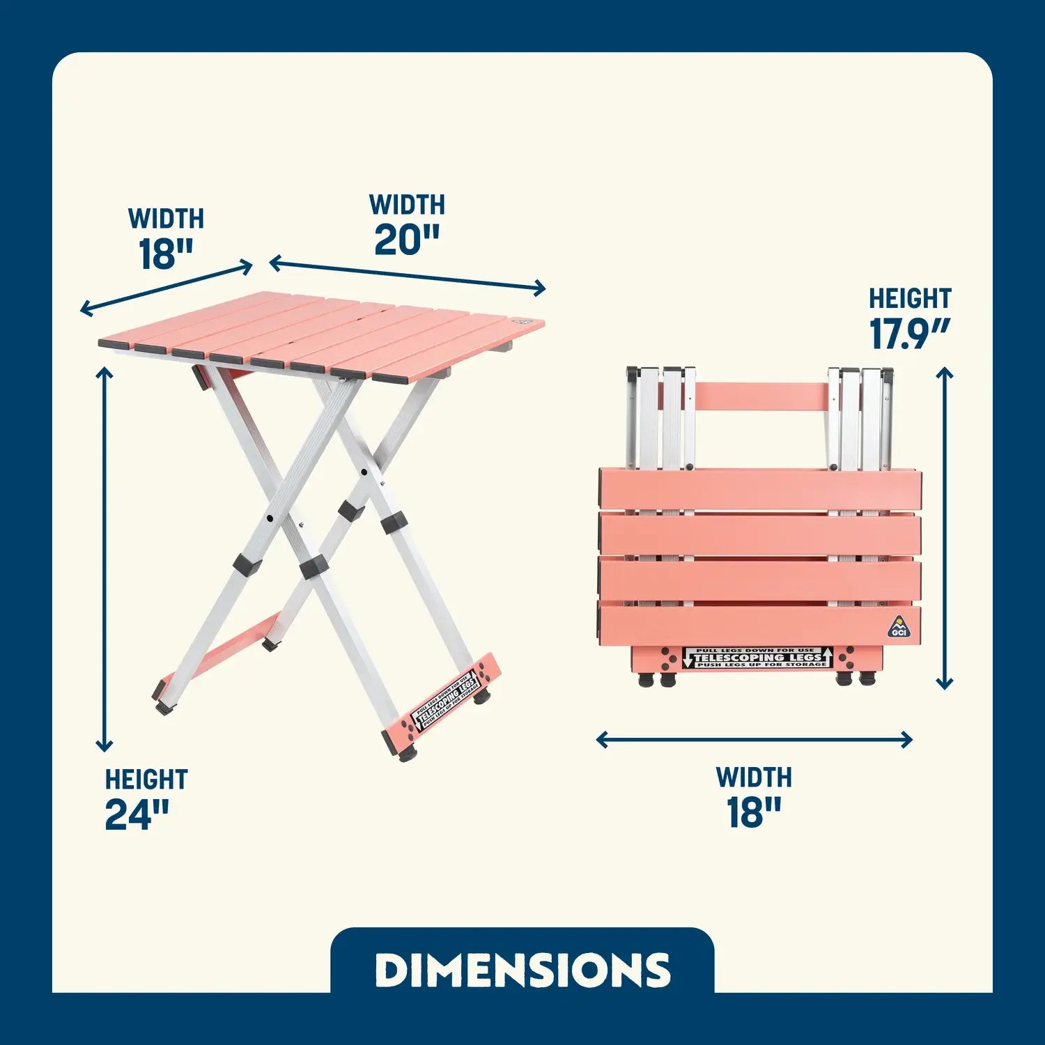 Multi-Functional Cook Compact Camp Table 20 - Choice 513 - Multi-Functional Heavy-Duty Grilling Table Counter Detail