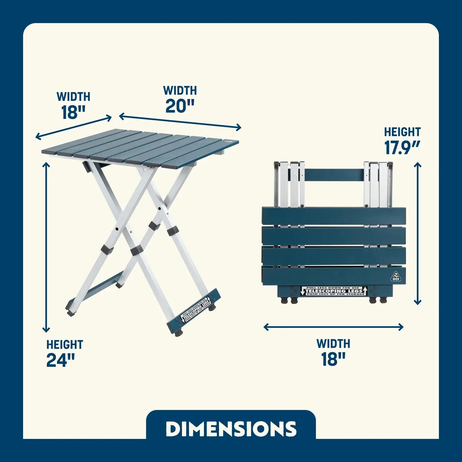 Multi-Functional Cook Compact Camp Table 20 - Choice 513 - Multi-Functional Heavy-Duty Grilling Table Counter Detail