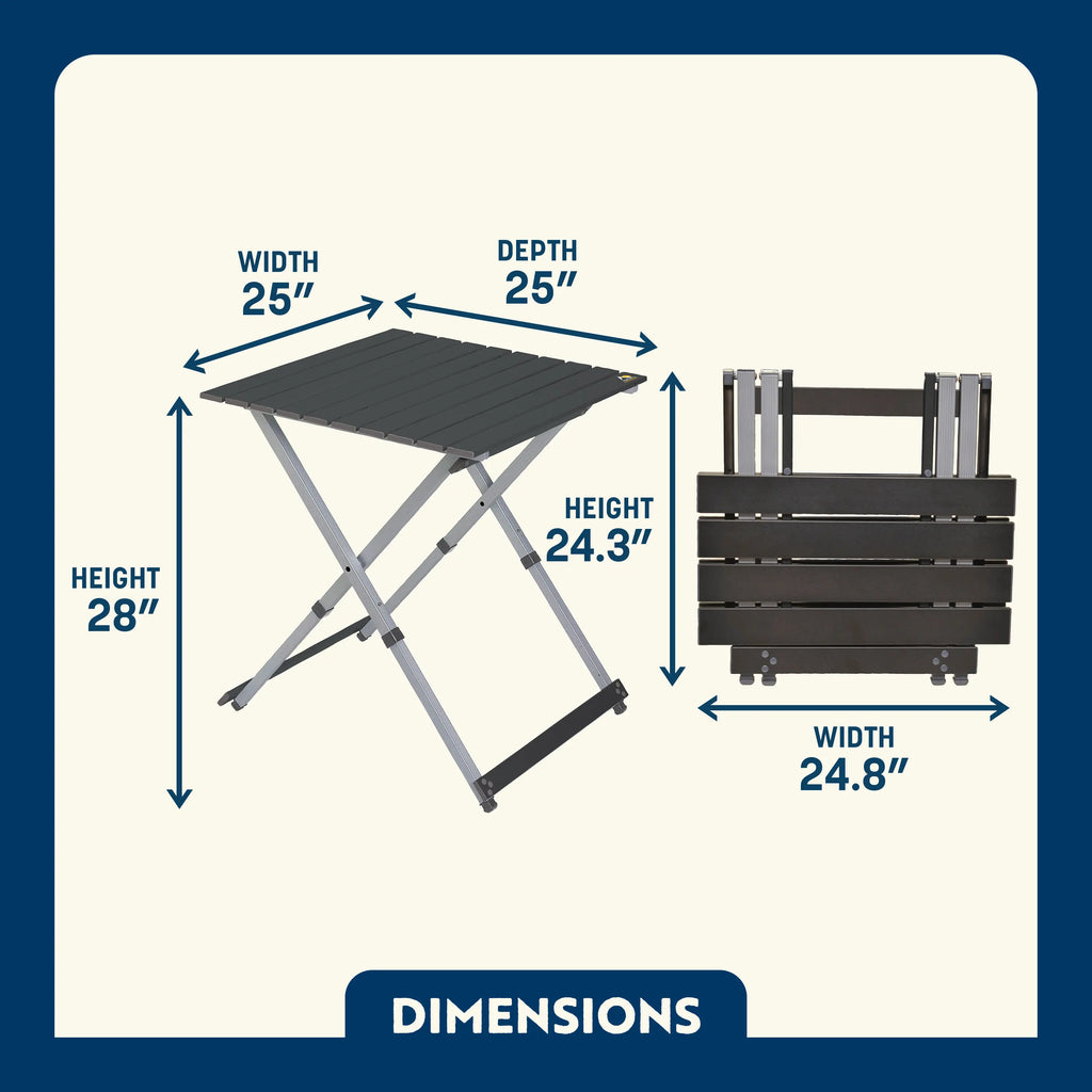 Heavy-Duty Grilling Compact Camp Table 25 - Choice 214 - Multi-Functional Heavy-Duty Grilling Table Counter Detail