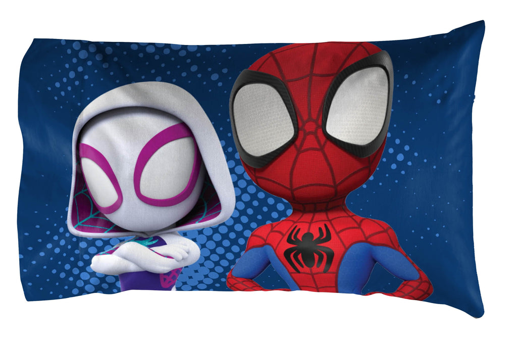 Hypoallergenic Cloud Spidey Amazing Friends Kids 2-Piece Twin/Full Reversible Comforter Set, Microfiber, Red - Hypoallergenic Ultra-Fluffy Quilt for Winter Detail
