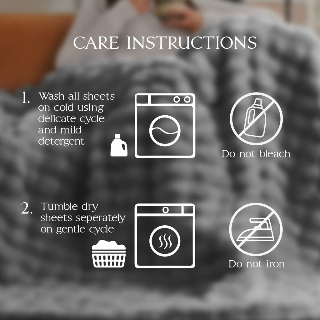 Super Soft Flannel Serenade Gray Textured Faux Fur Throw Blanket, 50 x 70 - Cozy Fleece Throw Blanket for Couch & Bed Detail