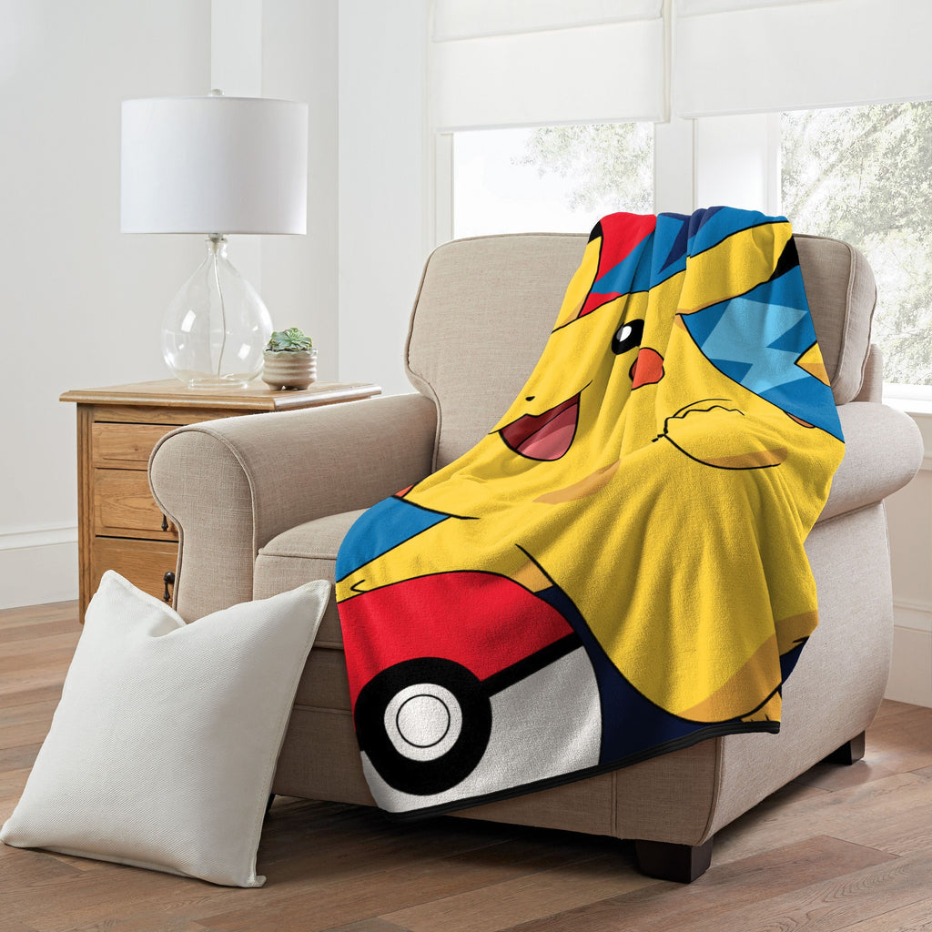 Super Soft Flannel Throw Blanket, "Quick Capture", Micro Raschel, 46in x 60in, 1 Each - Cozy Fleece Throw Blanket for Couch & Bed Detail