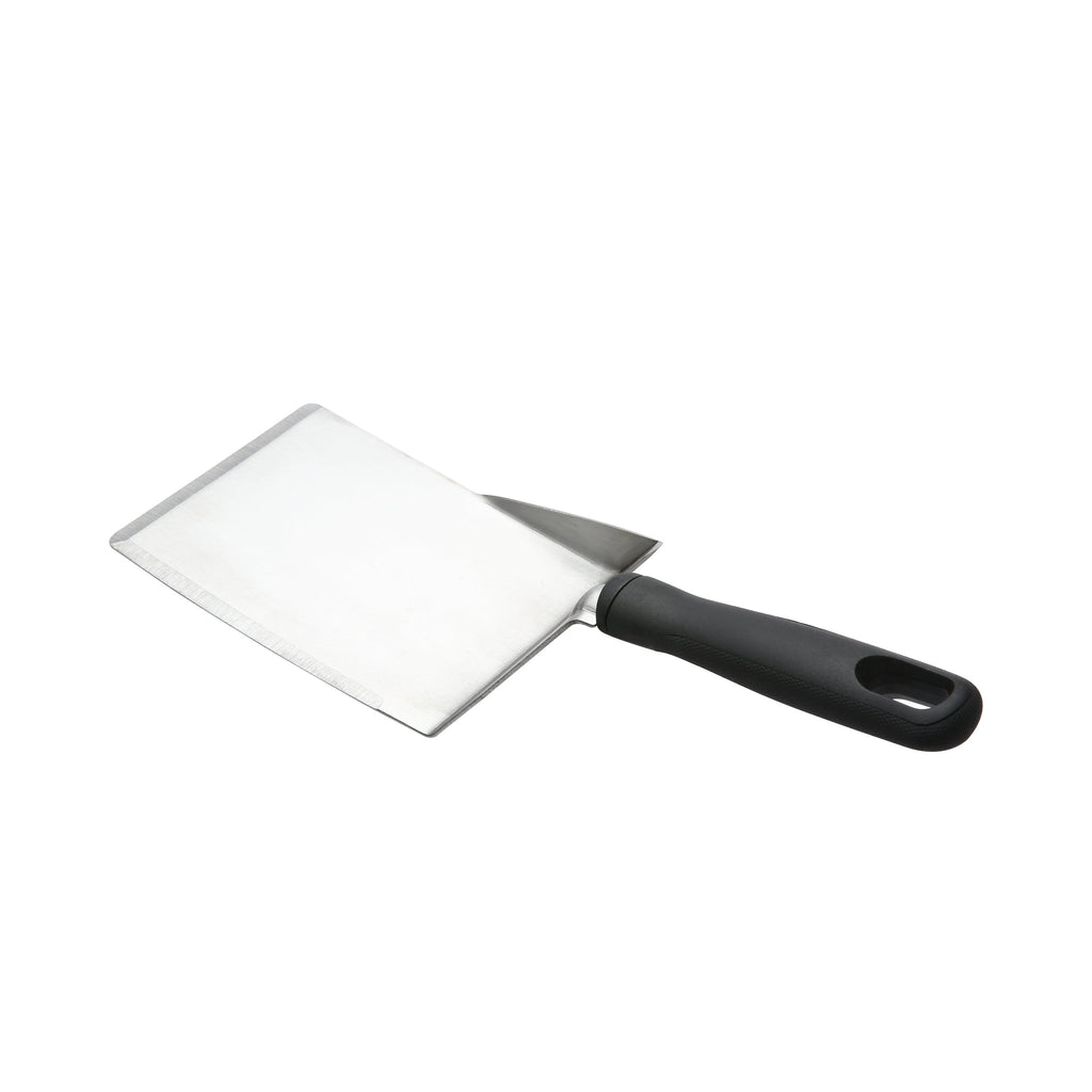Chef-Quality Dishwasher safe 11.81 in Stainless Steel Kitchen Spatula - Multi-Purpose Hand Tool for Daily Meal Prep Detail