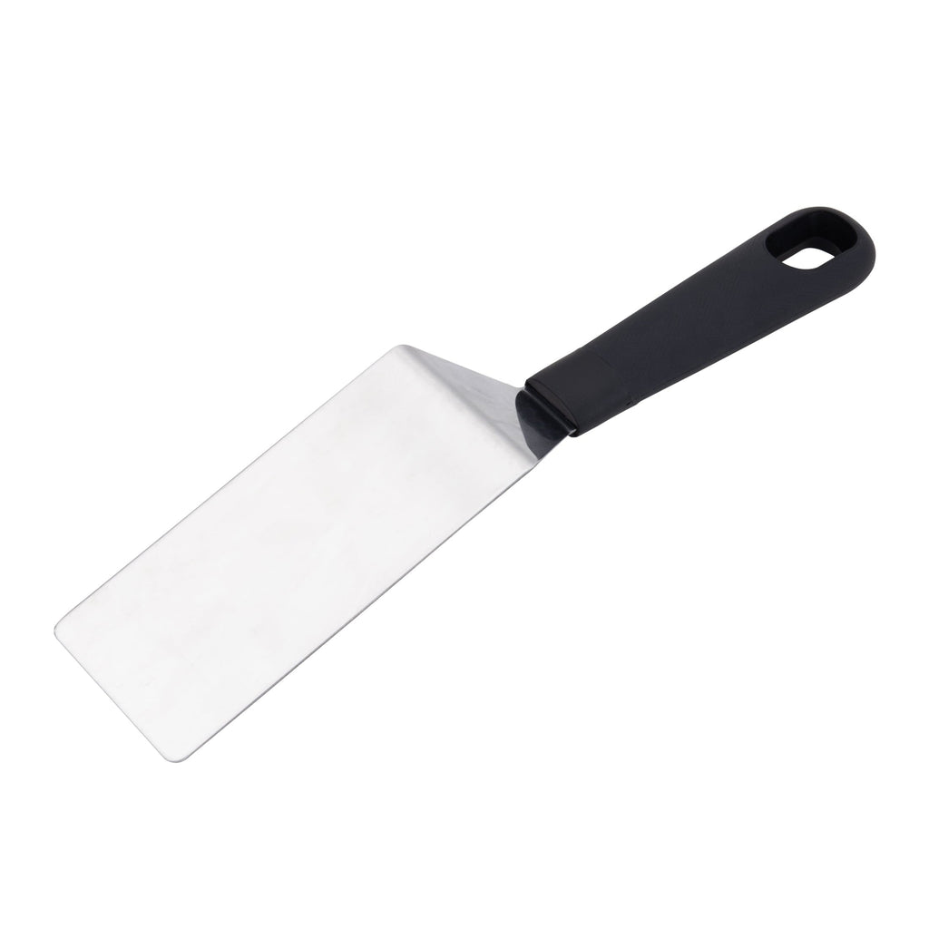 Chef-Quality Stainless Steel Mini Dessert Spatula with Softgrip Handle for Serving Pancakes or Desserts - Professional Kitchen Tool for Culinary Enthusiasts Detail