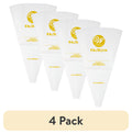 Time-Saving (4 pack) Reusable Featherweight Decorating Piping Bag, Plastic, 8-in. - Kitchen Gadget Tool for Quick Food Prep - Default Title