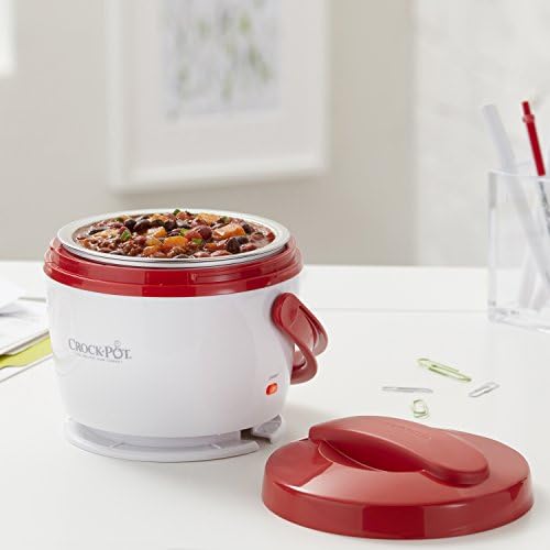 Mini Personal Crock-Pot Portable Lunch Food Warmer – Red S04M - Portable Electric Lunch Box Food Warmer Detail