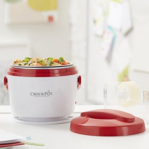 Mini Personal Crock-Pot Portable Lunch Food Warmer – Red S04M - Portable Electric Lunch Box Food Warmer Detail