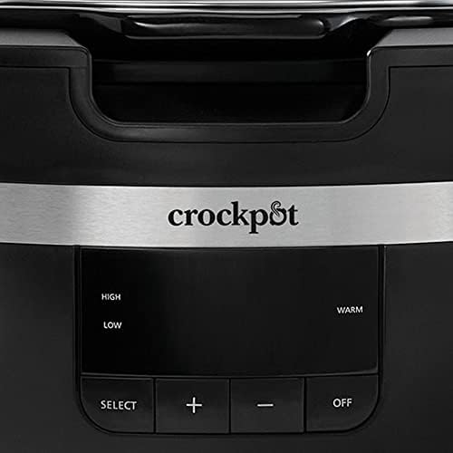 Oval Ceramic Crock-Pot Thermoshield 6 Quart Slow Cooker with Carry Handles S12S - Programmable Slow Cooker with Oval Ceramic Pot Detail